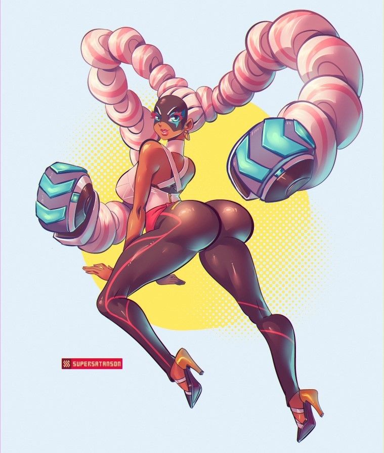 supersatansister: Took me long enough to draw this beauty!Twintelle form ARMS –