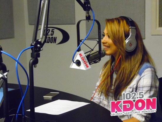 jasminev-news:  October 2nd: HQ pictures of Jasmine at 102.5 KDON radio 