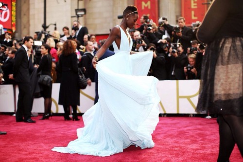 nakedsteamingeyes:  nikkofrikko:  Happy Birthday Lupita Nyong'o   “They told me I was too dark for tv but I came to accept myself.”  She is simply spectacularly radiant
