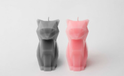 itscolossal:  PyroPet Candles Melt into Creepy