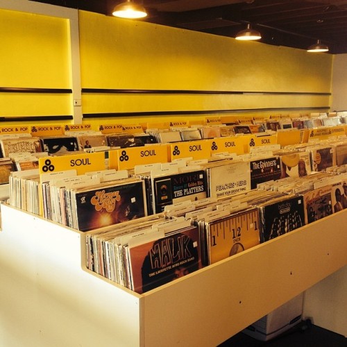 radio-active-records:  New paint job coming along! Come visit us! (at Radio-Active Records) 