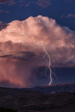 modernambition:  Blue Hour Lightning 