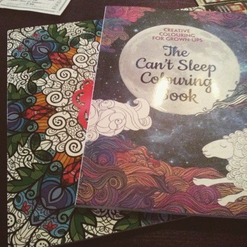 Bought myself some snazzy colouring books for adults. Sorry not sorry.