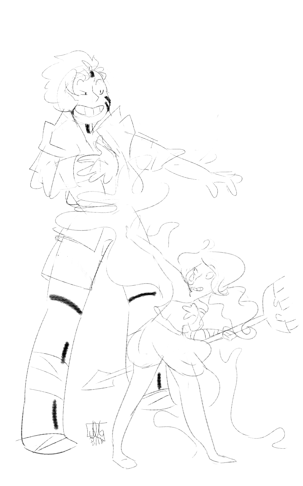 deeevg:  OK BUT @jen-iii CRYSTAL GEMS SPARRING BEFORE GOING INTO BATTLE…………….