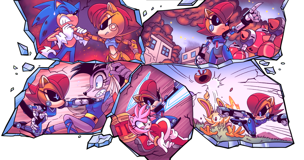 274695 - safe, artist:drawloverlala, amy rose (sonic), knuckles the echidna  (sonic), miles tails prower (sonic), princess sally acorn (sonic), sonic  the hedgehog (sonic), canine, chipmunk, echidna, fox, hedgehog, mammal,  monotreme, red fox