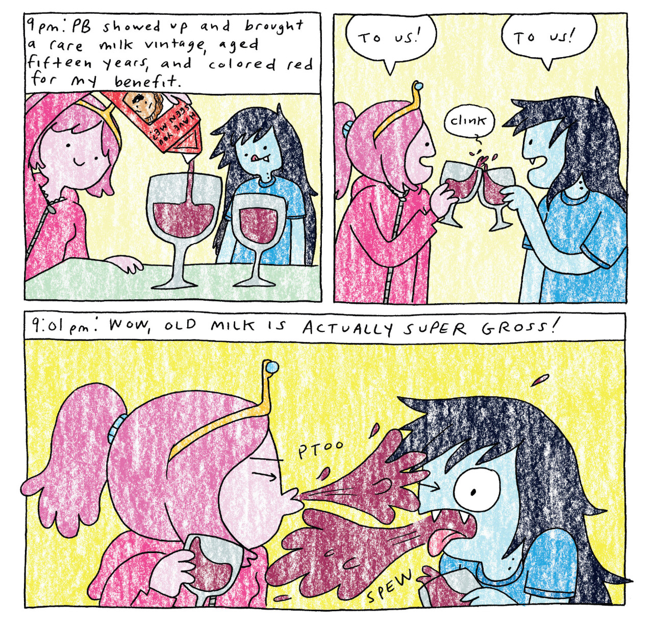 eljackinton:  jynx:  Marceline and PB have a date in Adventure Time #30, so if you