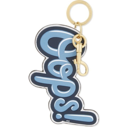 ANYA HINDMARCH Oops! leather keyring ❤ liked on Polyvore (see more leather key rings)