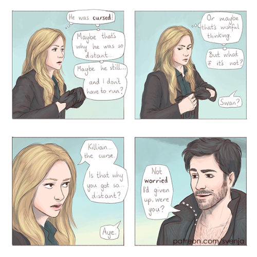 “Second Thought”, an alternative take on the Captain Swan scene in the hospital after fighting Zelen