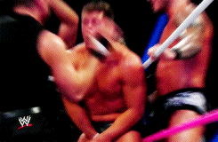 ambroseaddicted:  Why is Randy spanking Cody!?