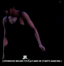 blondejongin:  when jongin forgot to leave the stage during exo m's part in overdose 