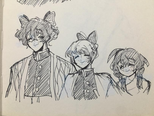If Your Comfortable With It, Could I Draw The Butterfly Siblings In Your Kny!bsd Au?