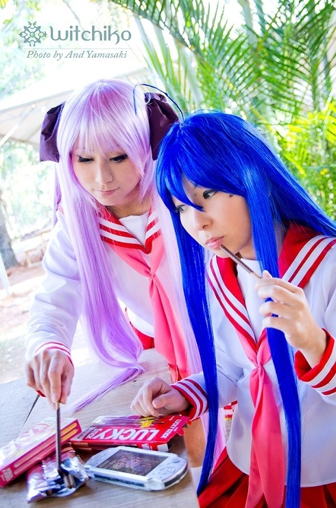 cosplayando:  more Lucky Star cosplay