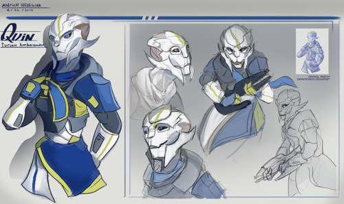 Quina Turian character designit’s actually kind of an unintentional collaboration thing since 