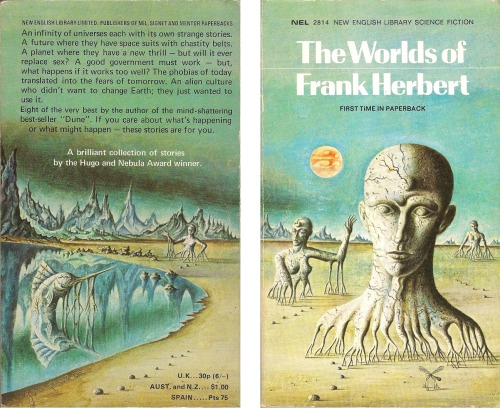 The Worlds of Frank Herbert, 1970, with cover art by Jan Parker