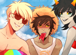 Playbunny:  Summer Type Pictures Are Now A Mustkarkat Is Me During The Summer Tho ヽ(´□｀。)ﾉ