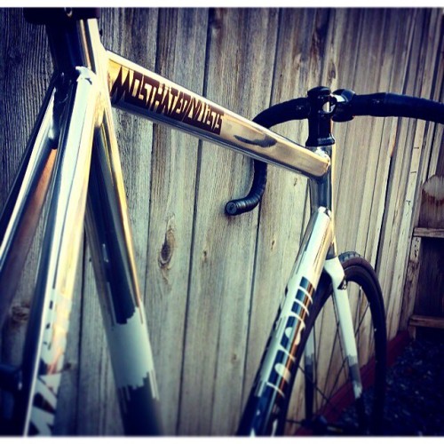 mosthatedcyclists: ➕: @thebeardedmasher For those curious to see the size of the medium decals on a 