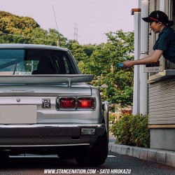 stancenation:  Imagine seeing this at a drive-thru..