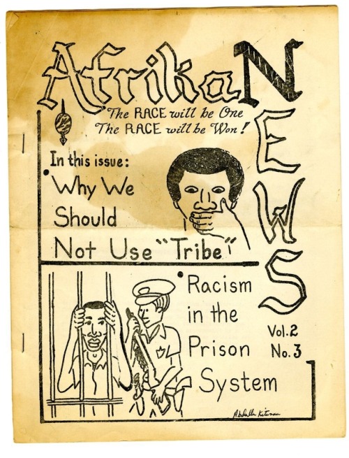 ‘Afrika News’, Baton Rouge, Louisiana, [early 1970s].