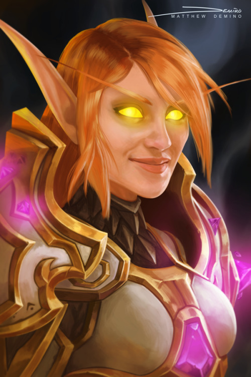 Another badge down!The Blood Elf Paladin - Delinor!If you want your own Blizzcon badge:  CHECK IT Sl