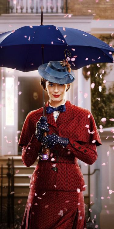 Mary Poppins Returns, Emily Blunt, 1080x2160 wallpaper @wallpapersmug : ift.tt/2FI4itB - htt