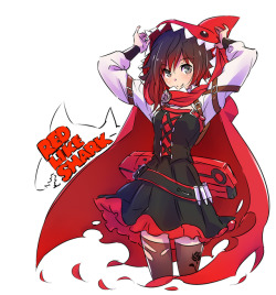 thetangles:   ★  いえすぱ  | 1 * 2 ☆                  ⊳ ruby (rwby)  ✔ artist allows reprints                    