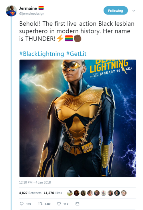 profeminist: “Behold! The first live-action Black lesbian superhero in modern history. Her nam