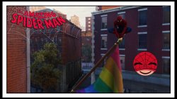 Here’s my Bider-Man contribution. This was the first photo I took in Photo Mode.(therealeasya)he’s gonna protect that flag with his life 