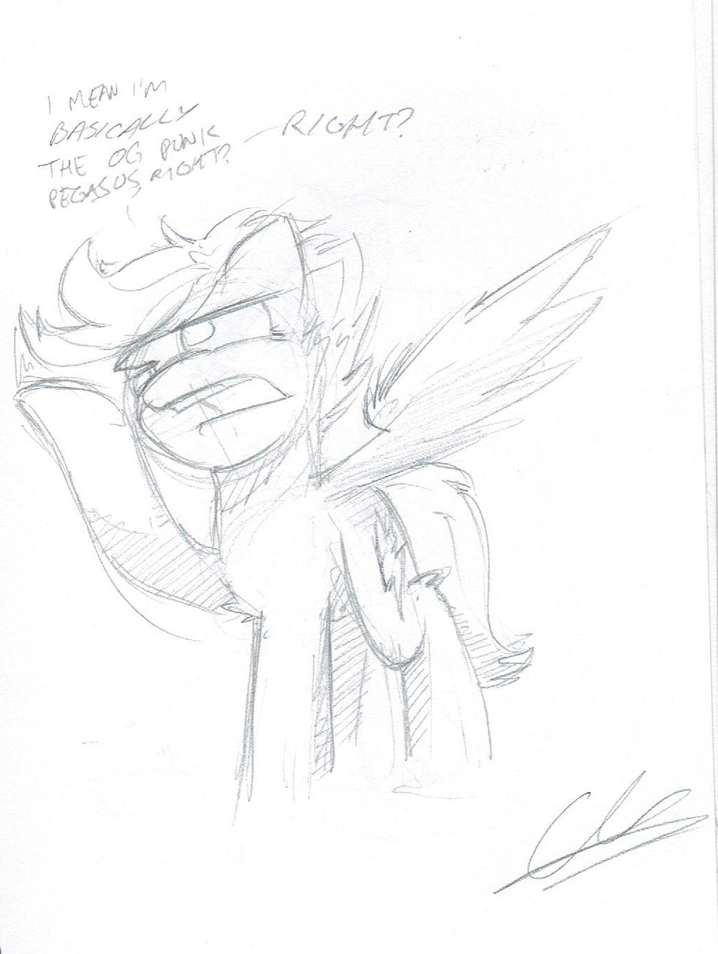 punk-pegasus: Time for the annual Pega Sketchbook Sketchdump from the Final Bronycon