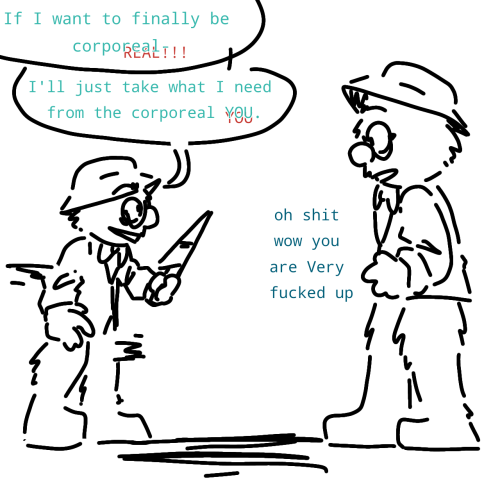 Since You Said Youd Draw Whatever, Can We Get A Simple Little Drawing Of The Substitute Meeting The Professor?