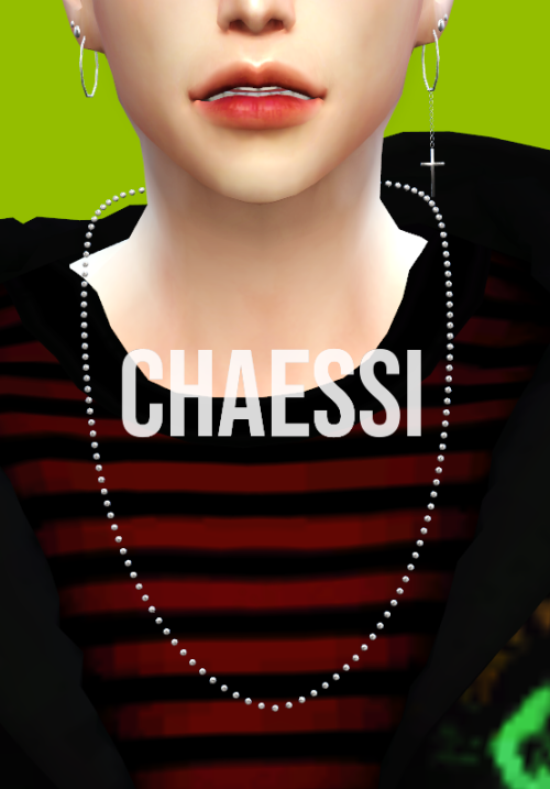 Male Necklace 7 &amp; 8, Earring 2◆new mesh◆all lod ◆HQ or NonHQ ◆do not re-upload  재배포하지