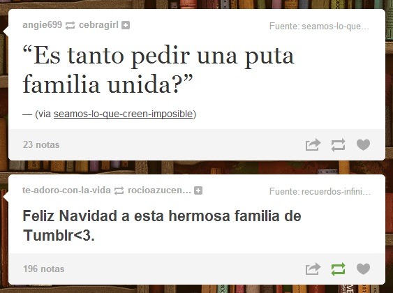 youaremynovacaine:  Si tu familia no es unida, siempre tendrás a Tumblr &lt;3