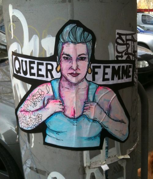 Queering the streets with some detailed stickers. This past month has been pretty full of other, non