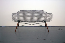 “Carbon Fiber Eames Sofa by Matthew Strong
Jaime Derringer, design-milk.com
I love a good tribute. Architect and designer Matthew Strong created this homage to the Eameses with a sculptural carbon fiber Eames sofa.
”