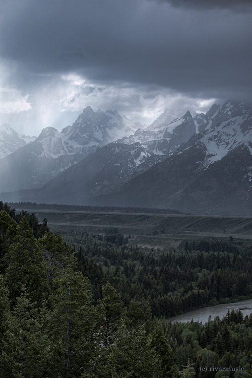 riverwindphotography: Stormlight: Teton Range, Grand Teton National Park, Wyoming © riverwindph