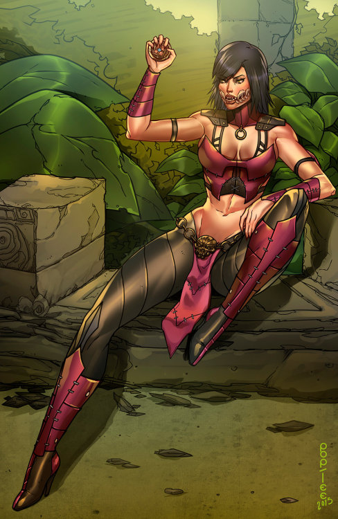 deathscarrel:  Mileena MKX by pop-lee 