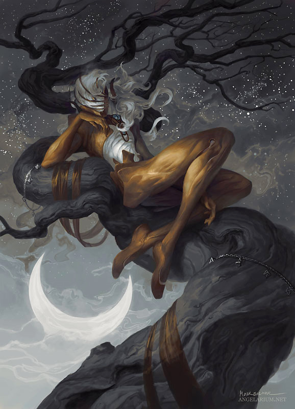 bugmeyer:   Dumah, The Chiming Bell Limited Edition Prints (1/100): https://www.angelarium.net/seraphim#/dumah-angel-of-dreams/