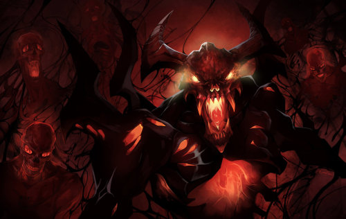 The Abysm cannot hold medota2 Shadow Fiend by biggreenpepper