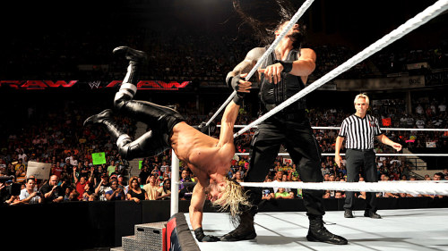 sethrollinsfans:  RAw 14th July, 2014 HQ Digitals 3-On-2 Handicap Match Seth Rollins, Randy Orton & Kane vs Roman Reigns and John Cena 