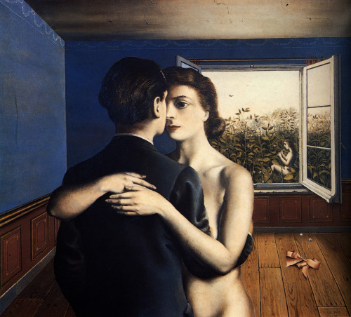 deadpanaesthetic:Paul Delvaux,The Joy of Life, 1937. 