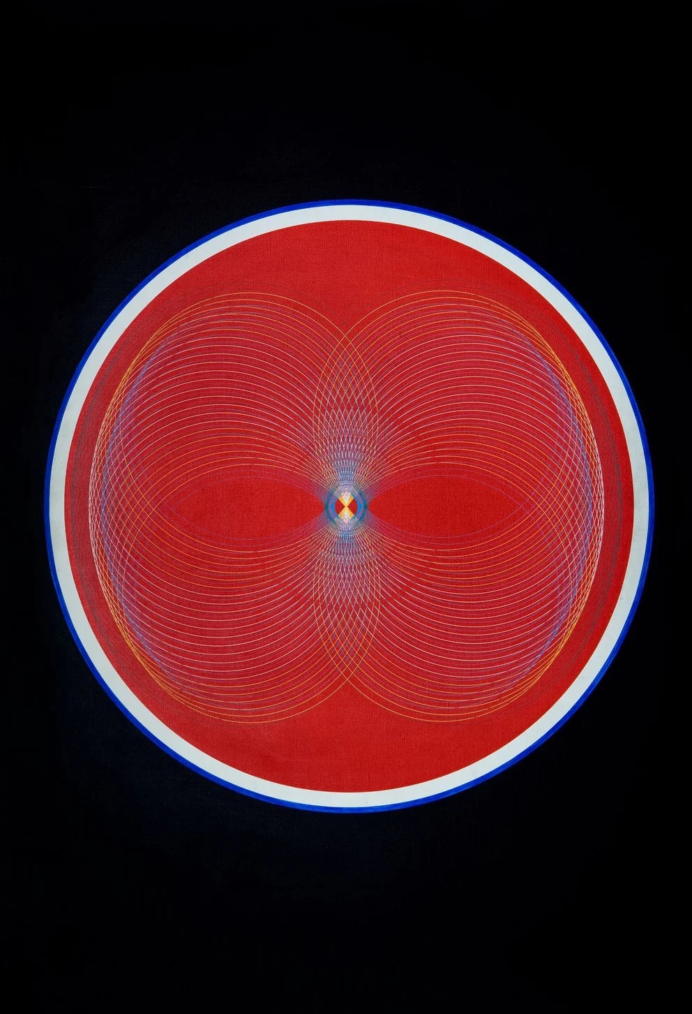 Eduardo Mac Entyre (1929-2014) — Red Mandala [oil, canvas, 1969]