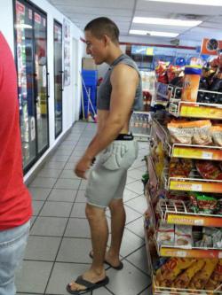 collegeofguysinjockstrap:  buying some water after the practice 