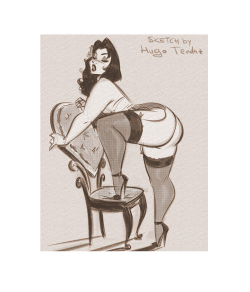   Heart Chair - Cartoon PinUp Commission porn pictures