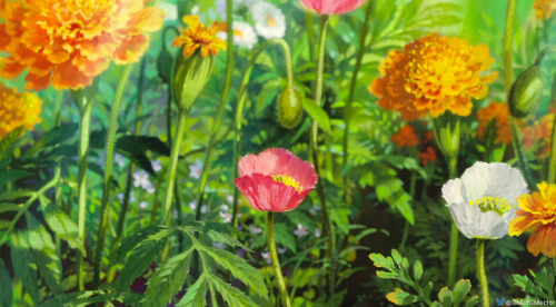 ghibli-collector:The Floral Art Of Studio Ghibli