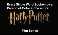 micdotcom:  Watch: The Harry Potter movies run 1,207 minutes total. People of color speak for 0.47% of that.