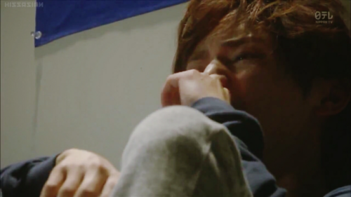 I hate to see you cry like this. This is from the movie “Okaasan, ore wa daijobu” (Mothe