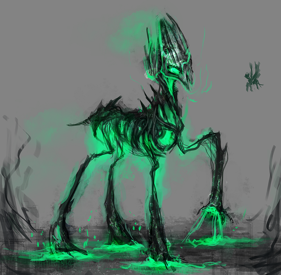 theponyartcollection:  MLP death golem pony auction 10 CLOSED by ~ElkaArt 