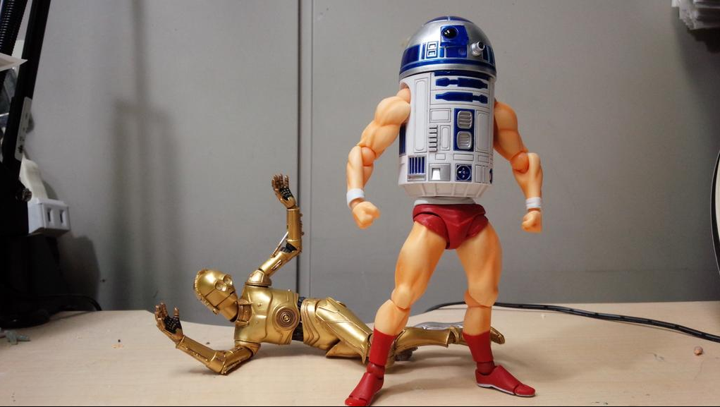 cloperella: lordwanjavi: Star Wars &gt; Katuhisa Yamaguchi  Is this Cyborg Justice? 