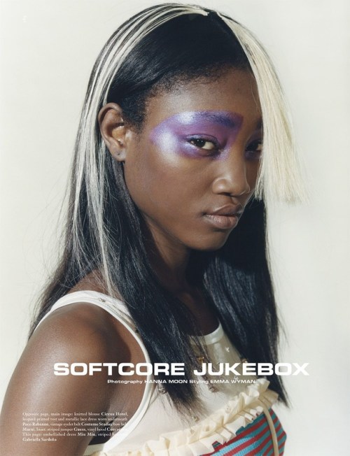 worldwidefashion: ‘Softcore Jukebox’ Eniola Abioro by Hanna Moon for DAZED — Winte