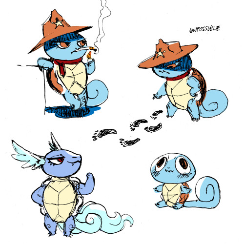 Dug up these old doodles and popped some colour on them for funzies. :3c