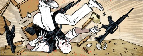 feedmecomicart: ….I’m still a pretty good shot. 